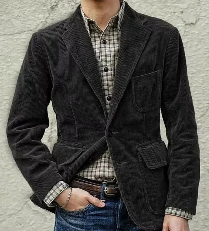 Blazer Coat Mens Blazers Middle-aged Men's Business Casual Suit High-end Corduroy Suit Jacket Spring and Autumn Solid Color
Blazer Coat Mens Blazers Middle-aged Men's Business Casual Suit High-end Corduroy Suit Jacket Spring and Autumn Solid Color