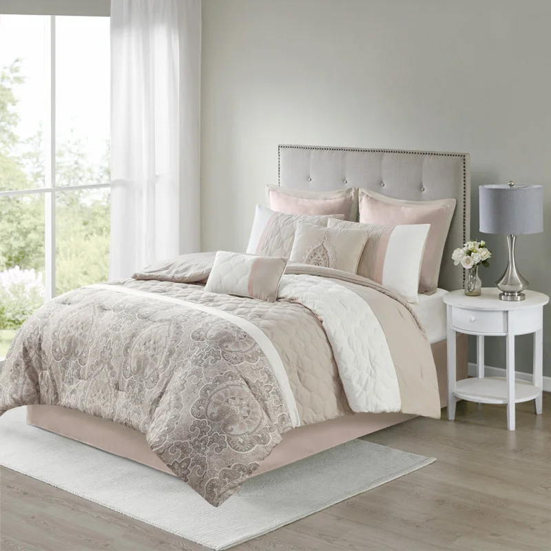 King 8 Piece Comforter Set
King 8 Piece Comforter Set