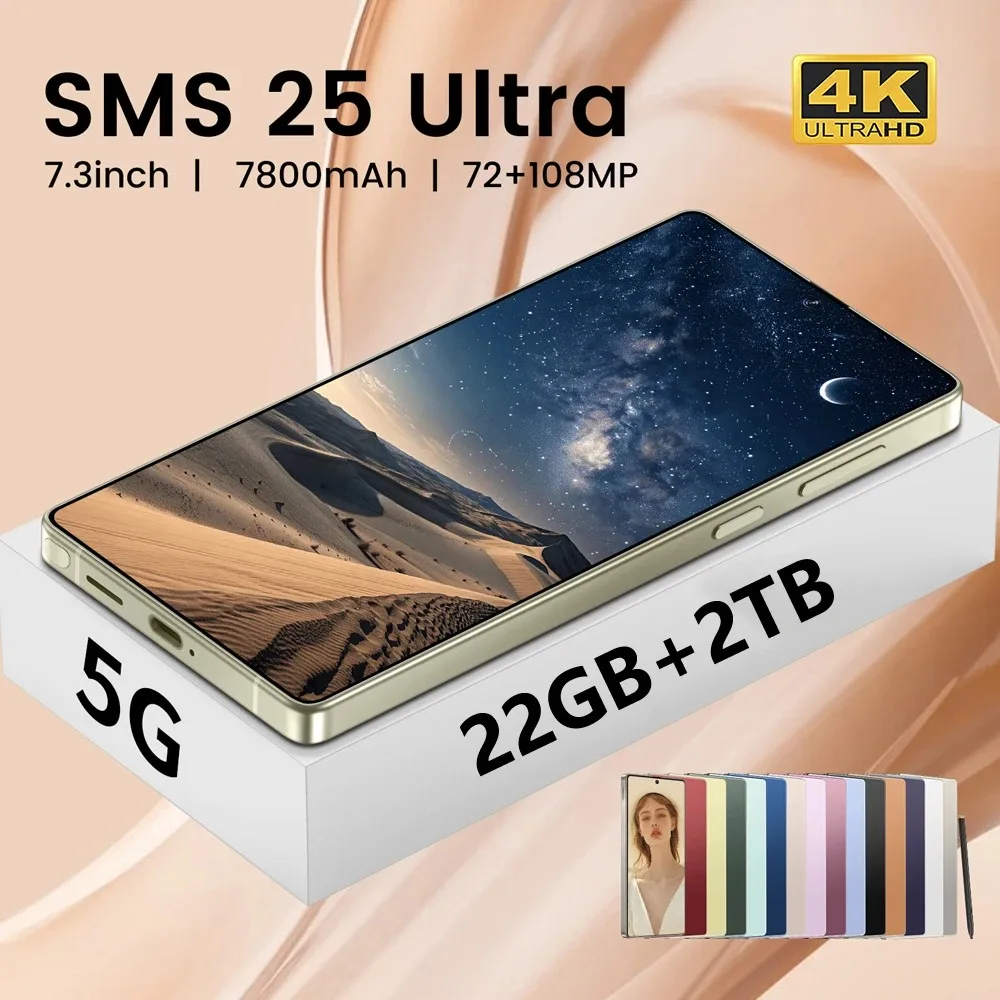 HOT 2025 new S25 Ultra original intelligent 5G dual card dual standby Android 14 system global version 7800mAh battery 7.3inch
HOT 2025 new S25 Ultra original intelligent 5G dual card dual standby Android 14 system global version 7800mAh battery 7.3inch