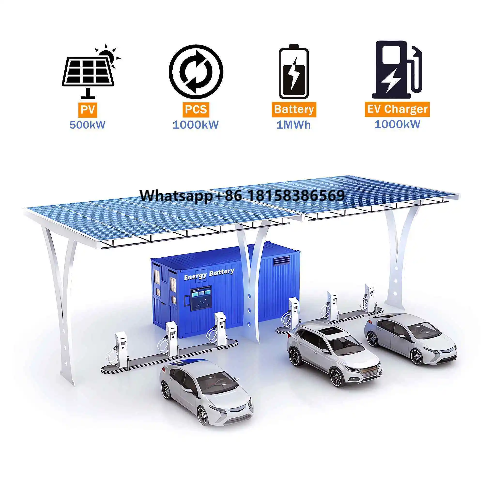 1000KVA 500KVA 800KVA 600KVA 1MW 3MW Electric Car Charger With Solar Power Station CCS2 Floor-Mounted DV EV Charging Stations
1000KVA 500KVA 800KVA 600KVA 1MW 3MW Electric Car Charger With Solar Power Station CCS2 Floor-Mounted DV EV Charging Stations