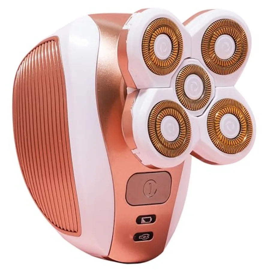 4D Women's Quickly and Painlessly Removes Body Hair 5 Floating Heads Built-in Pop-Up Trimmer Waterproof Cordless and Rechargeab
4D Women's Quickly and Painlessly Removes Body Hair 5 Floating Heads Built-in Pop-Up Trimmer Waterproof Cordless and Rechargeab