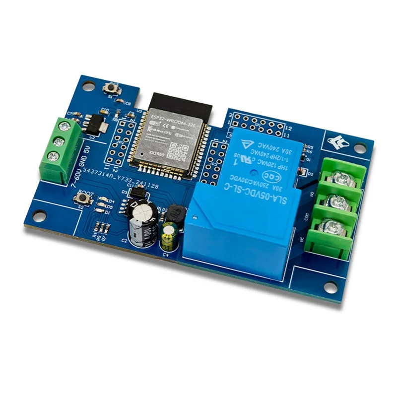 A45F-DC7-60/5V Power Supply WIFI Bluetooth 1-Channel 30A Relay Module Development Board ESP32 Secondary Development
A45F-DC7-60/5V Power Supply WIFI Bluetooth 1-Channel 30A Relay Module Development Board ESP32 Secondary Development