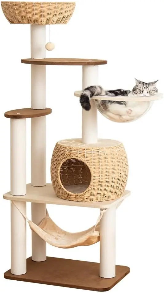 Wooden Cat Tree For Multiple Large Cats With Observation Deck Fits Summer Winter Particleboard 144Cm
Wooden Cat Tree For Multiple Large Cats With Observation Deck Fits Summer Winter Particleboard 144Cm