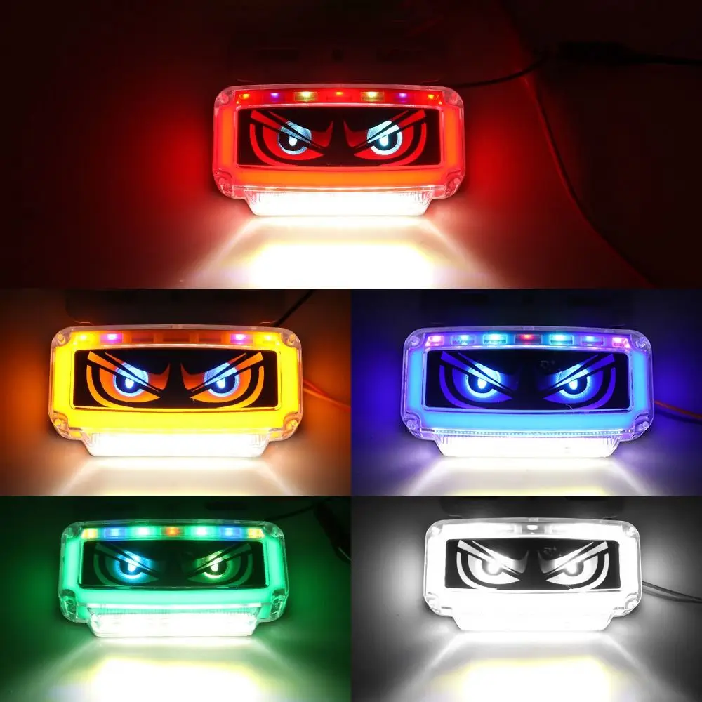 Креативный светильник для грузовика «Глаз дьявола» 12-24 В, универсальный многорежимный задний фонарь для грузовика, боковой сигнальный светильник, декор автомобиля 
Креативный светильник для грузовика «Глаз дьявола» 12-24 В, универсальный многорежимный задний фонарь для грузовика, боковой сигнальный светильник, декор автомобиля