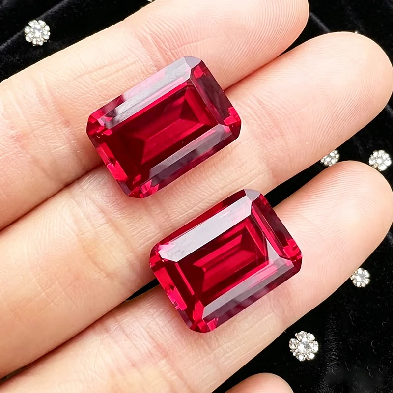 Top Emerald Cut Pigeon Blood Lab-Grown Ruby Pigeon Blood Color Loose Gemstone with AGL Certificate for Jewelry Making
Top Emerald Cut Pigeon Blood Lab-Grown Ruby Pigeon Blood Color Loose Gemstone with AGL Certificate for Jewelry Making