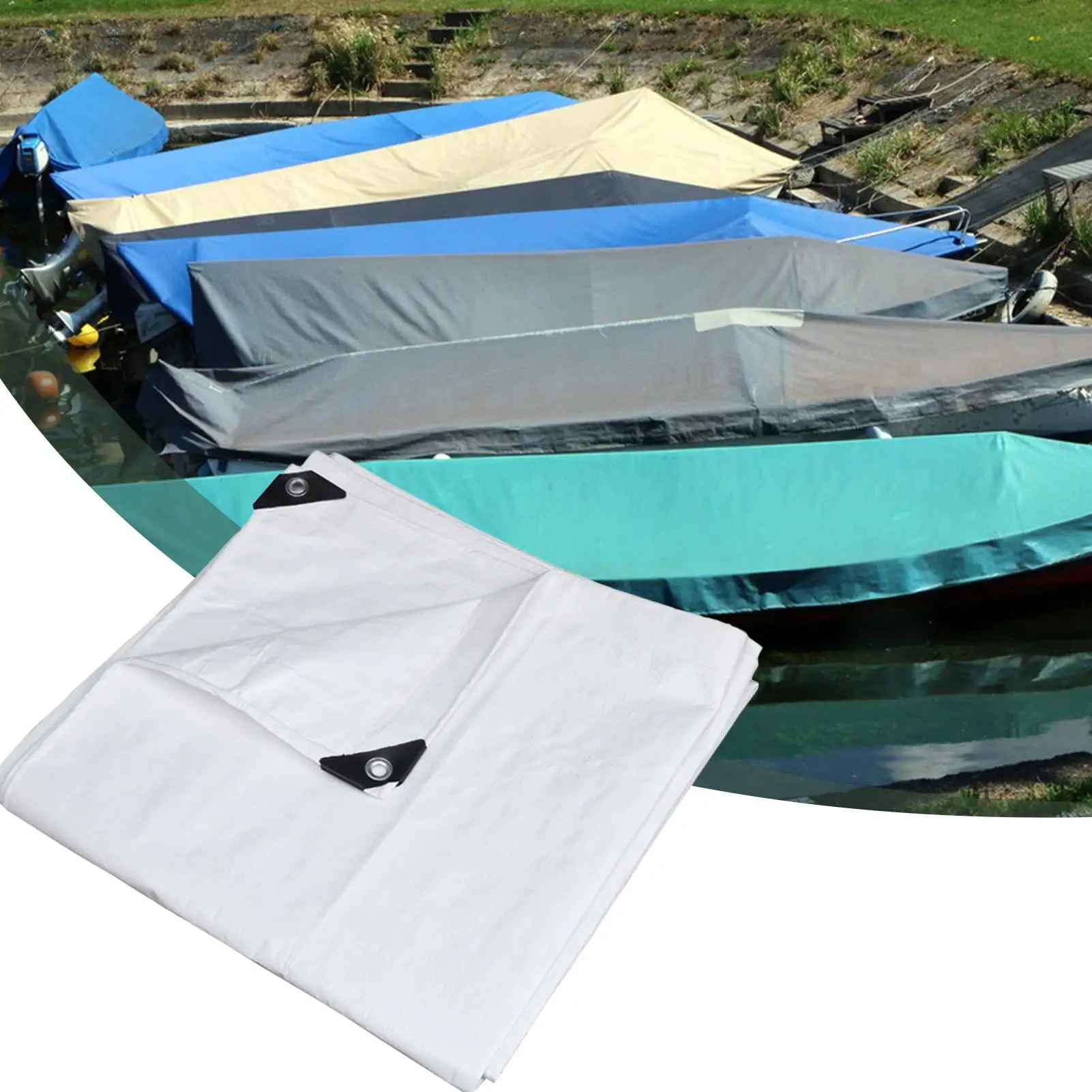 Pool Tarp UV Blocking Guard Double Sided Waterproof Pool Safety Covers With Reinforced Grommets For Outdoor Garden Summer Porch
Pool Tarp UV Blocking Guard Double Sided Waterproof Pool Safety Covers With Reinforced Grommets For Outdoor Garden Summer Porch