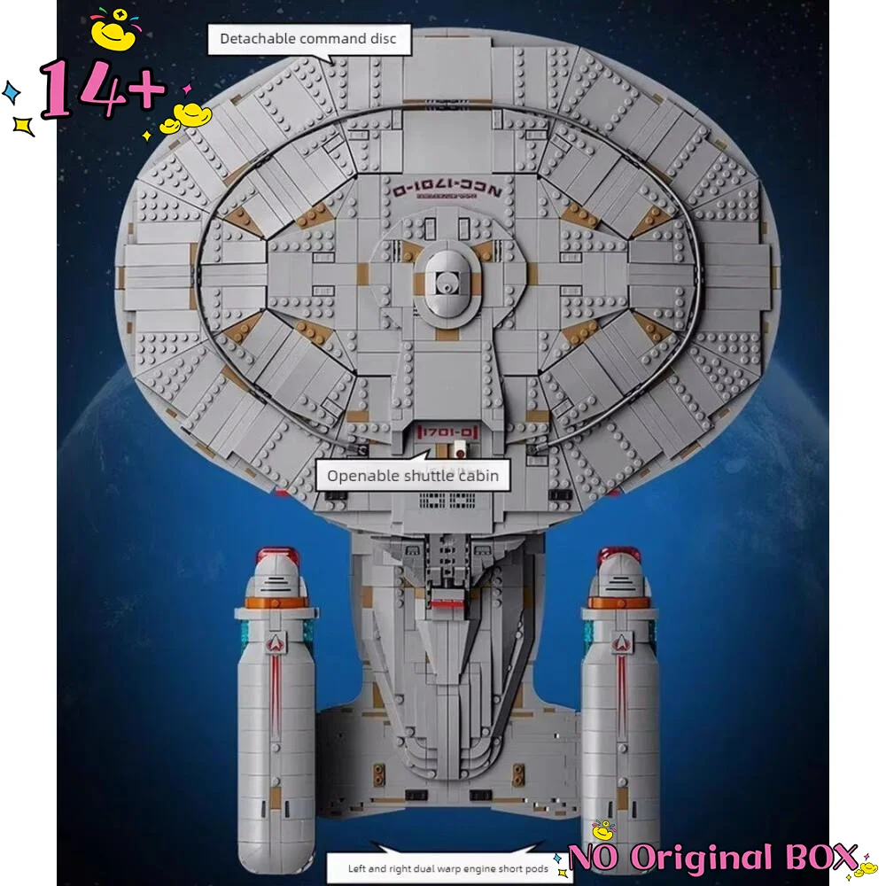 2026 New Star trek enterprise Moc Display Building Blocks Bricks 3600PCS Super 10356 Great Ultimate Spacecraft Christma Gifts
2026 New Star trek enterprise Moc Display Building Blocks Bricks 3600PCS Super 10356 Great Ultimate Spacecraft Christma Gifts