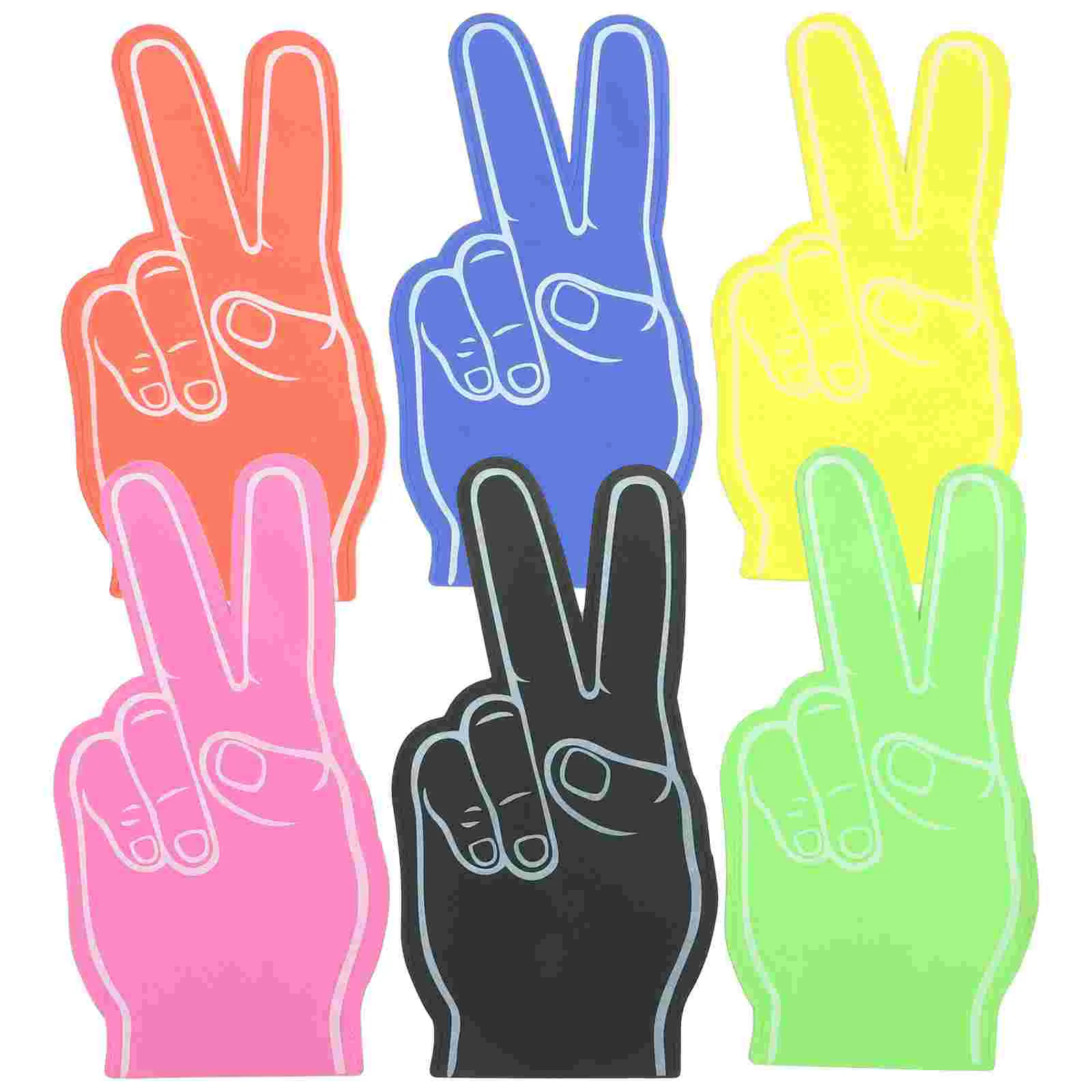 6Pcs Party EVA Hands Finger Sports Party Favors Foam Hand Reusable Cheerleading Props Cheerleading Foam Hand Supplies
6Pcs Party EVA Hands Finger Sports Party Favors Foam Hand Reusable Cheerleading Props Cheerleading Foam Hand Supplies