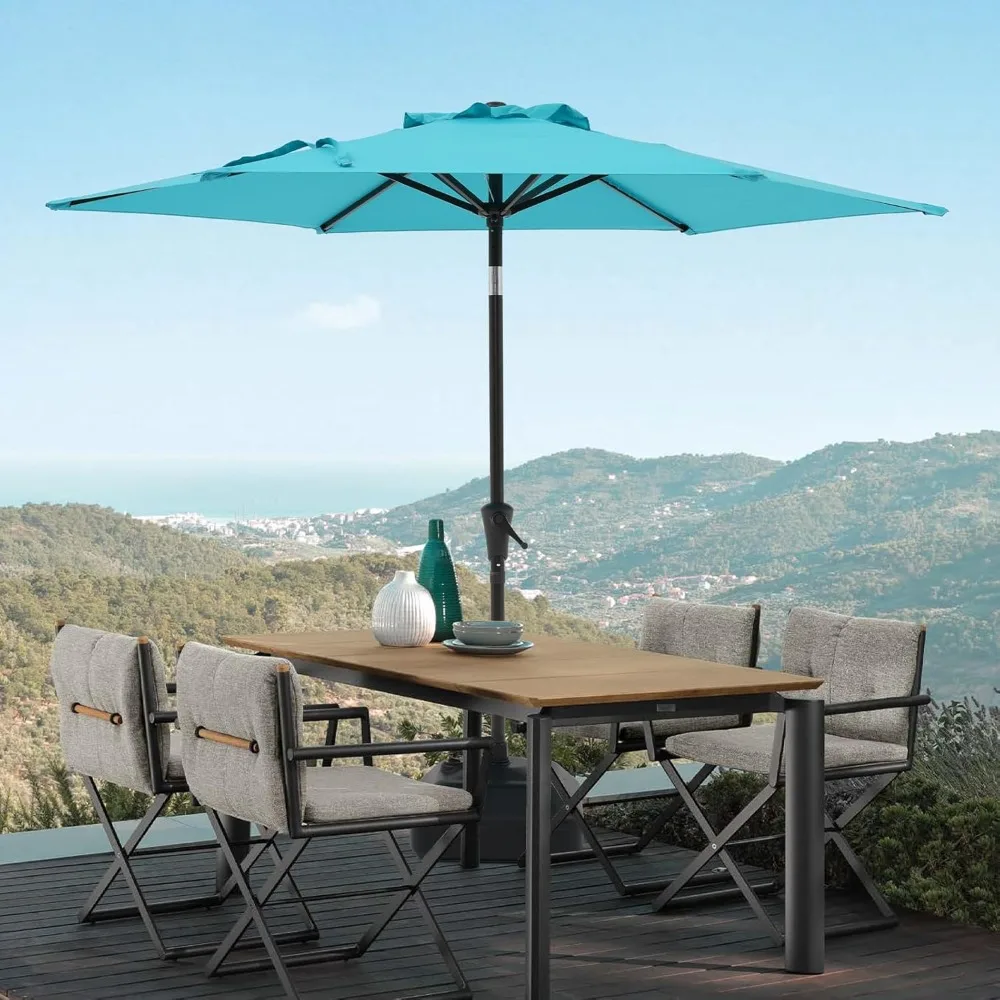 Patio Umbrella with Base Included, Outdoor Market Table Umbrella with Water Sand Filled Umbrella Stand Weights
Patio Umbrella with Base Included, Outdoor Market Table Umbrella with Water Sand Filled Umbrella Stand Weights