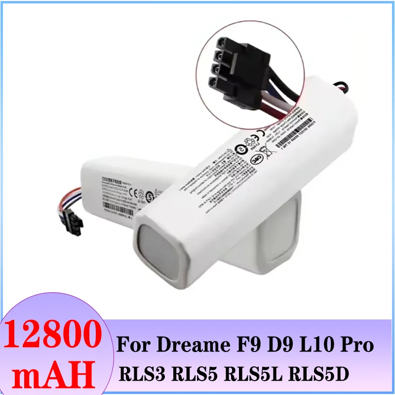 14.4V 9800mAh Li-Ion Replacement Battery for Dreame D9 F9 L10, D9 Pro, D9 MAX, D10 Plus, D10s, L10s Ultra Series Vacuum Cleaner.
14.4V 9800mAh Li-Ion Replacement Battery for Dreame D9 F9 L10, D9 Pro, D9 MAX, D10 Plus, D10s, L10s Ultra Series Vacuum Cleaner.