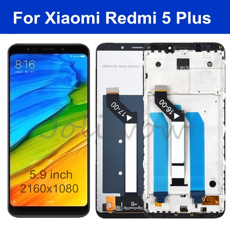 5,99 "для Xiaomi Redmi 5 Plus ЖК-дисплей с рамкой 10-точечный сенсорный экран Замена дисплея для Redmi 5 Plus ЖК-дисплей
5,99 "для Xiaomi Redmi 5 Plus ЖК-дисплей с рамкой 10-точечный сенсорный экран Замена дисплея для Redmi 5 Plus ЖК-дисплей
