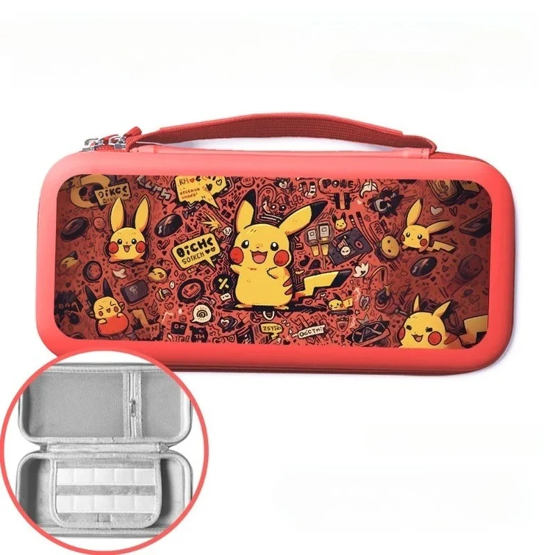 Портативная сумка для хранения аниме Pikachu для Nintendo Switch Oled, водонепроницаемый чехол, твердый корпус, консоль для Switch NS, чехол для переноски
Портативная сумка для хранения аниме Pikachu для Nintendo Switch Oled, водонепроницаемый чехол, твердый корпус, консоль для Switch NS, чехол для переноски