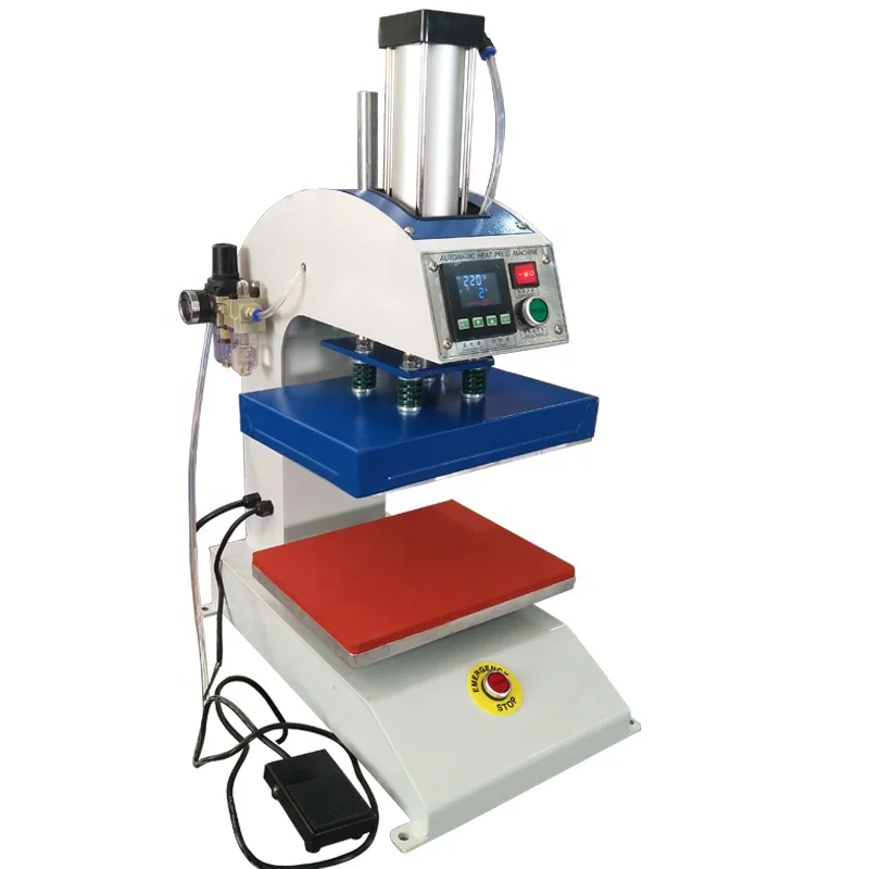 CE Approved 23*30 Cm Automatic Pneumatic Logo Small Printing Press Clothes T Shirt Heat Press Machine
CE Approved 23*30 Cm Automatic Pneumatic Logo Small Printing Press Clothes T Shirt Heat Press Machine