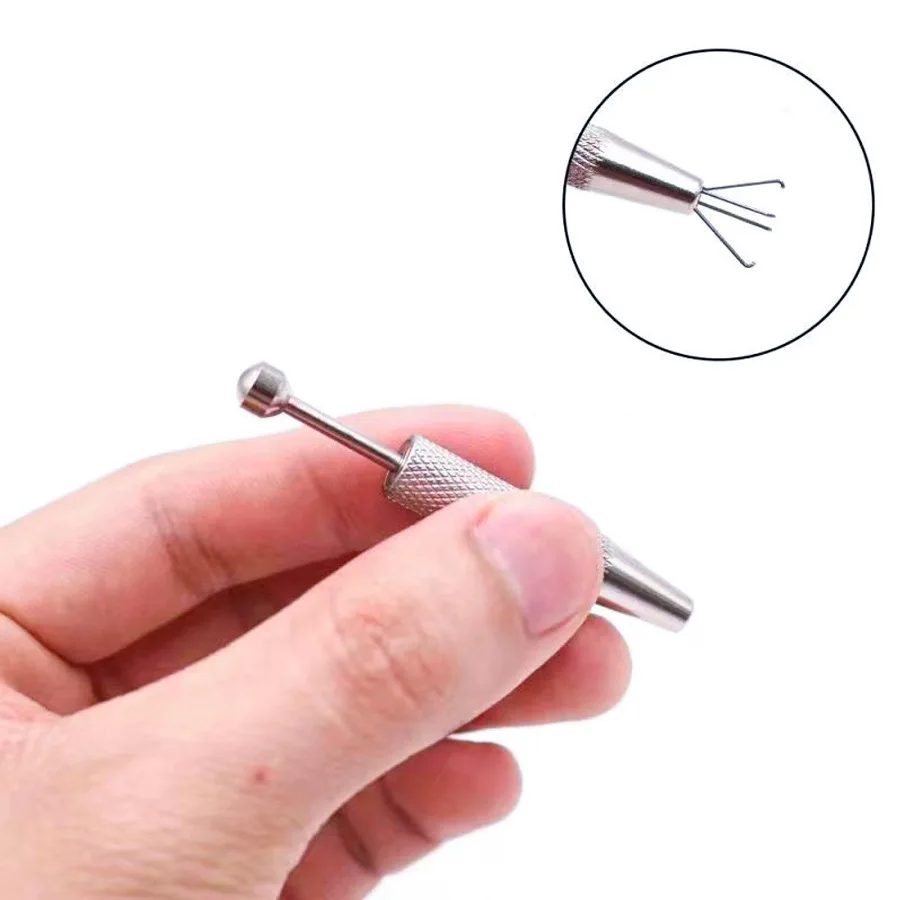 Stainless Steel Ball Grapper Compact Ball Catcher Body Piercing Tool Piercing Ball Grabber with 4 Jaw Holder
Stainless Steel Ball Grapper Compact Ball Catcher Body Piercing Tool Piercing Ball Grabber with 4 Jaw Holder