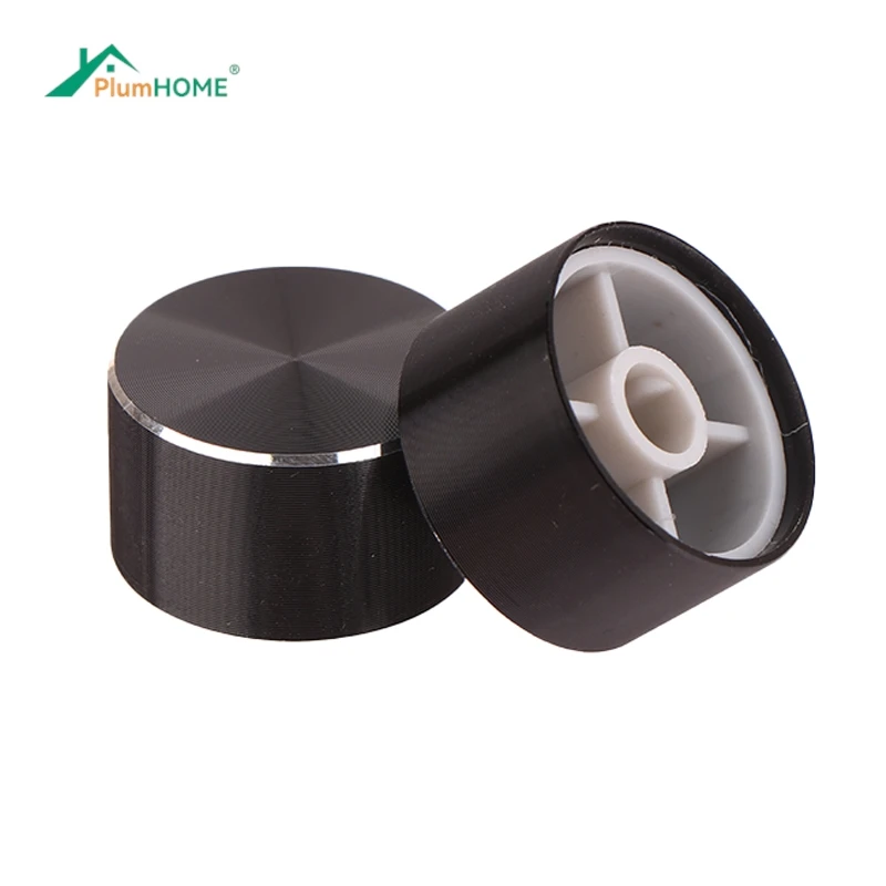 22x12mm Aluminum Amplifier Potentiometer Volume Knob 6mm D-Type Shaft High Quality Black/Silver Color
22x12mm Aluminum Amplifier Potentiometer Volume Knob 6mm D-Type Shaft High Quality Black/Silver Color