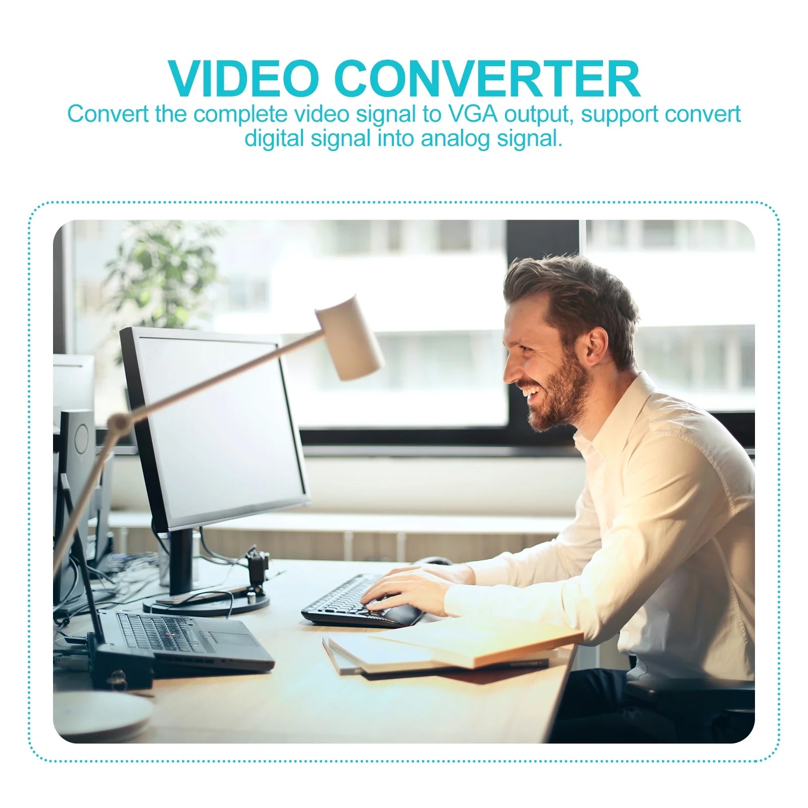 1080P To Vga Converter Cable Adapter Male Female Video Output Cord Durable Abs Shell Plug Play Signal Converter For Home
1080P To Vga Converter Cable Adapter Male Female Video Output Cord Durable Abs Shell Plug Play Signal Converter For Home