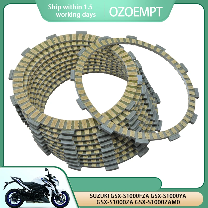 OZOEMPT Fibrous Clutch plate Apply to SUZUKI GSX-S1000FZA GSX-S1000YA GSX-S1000ZA GSX-S1000ZAM0
OZOEMPT Fibrous Clutch plate Apply to SUZUKI GSX-S1000FZA GSX-S1000YA GSX-S1000ZA GSX-S1000ZAM0