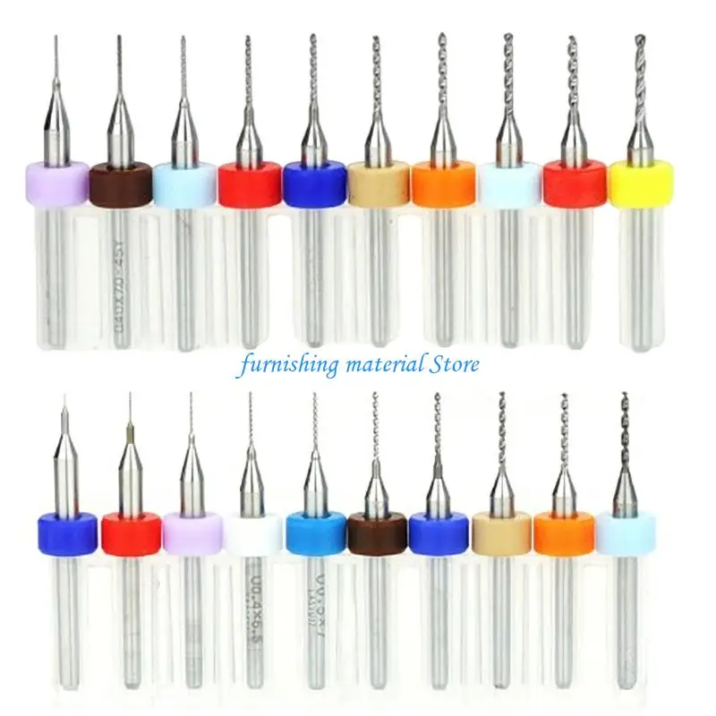 Y5GD Pack of 10 Small Size Drill Bits Set Designs for Electronics Repair Model Crafting and Precise Work in Tight Spaces
Y5GD Pack of 10 Small Size Drill Bits Set Designs for Electronics Repair Model Crafting and Precise Work in Tight Spaces