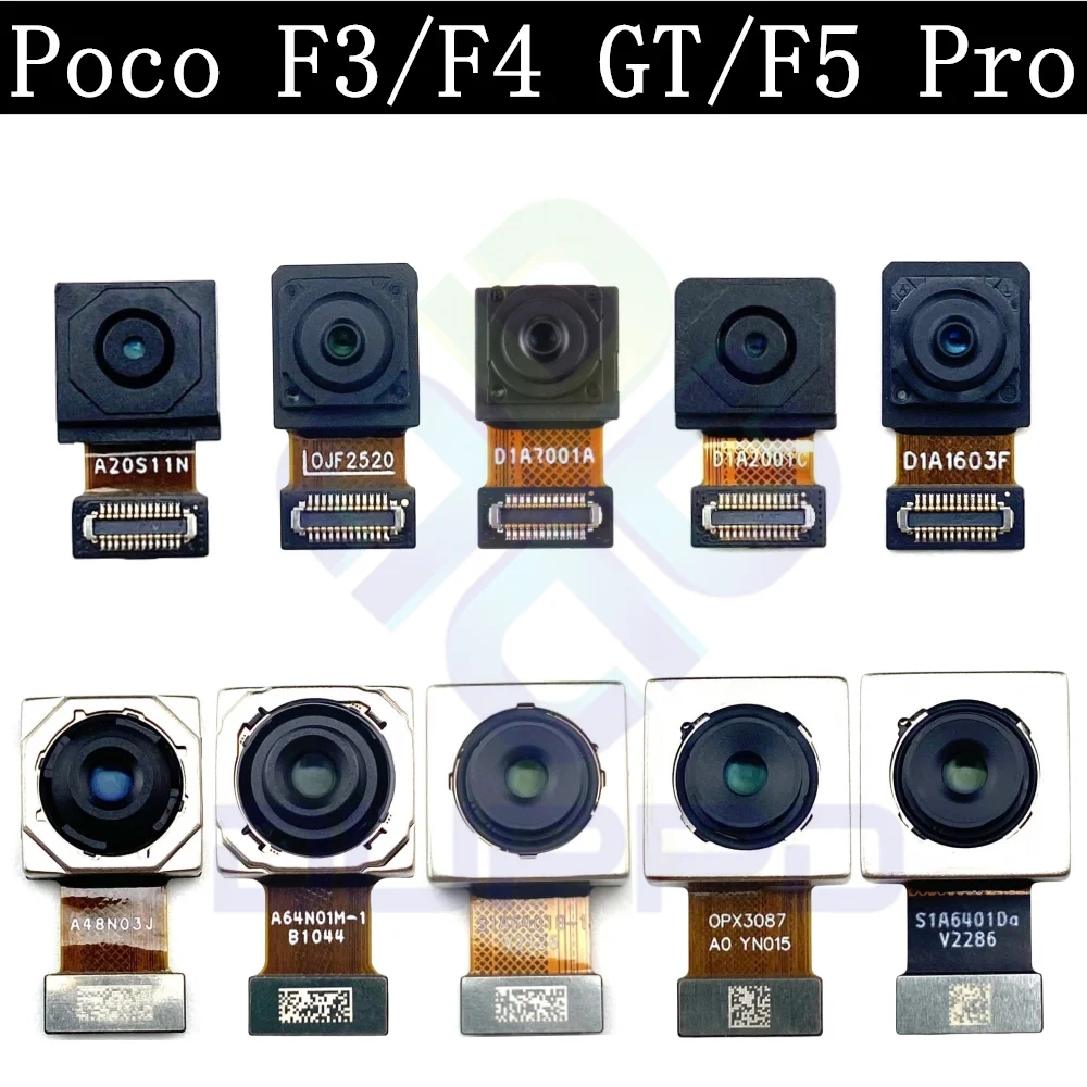 Original Front Rear Camera For Xiaomi Poco F3 GT F4 GT F5 Pro F2 Pro Wide Back Main Camera Module Flex Cable Spare Parts
Original Front Rear Camera For Xiaomi Poco F3 GT F4 GT F5 Pro F2 Pro Wide Back Main Camera Module Flex Cable Spare Parts