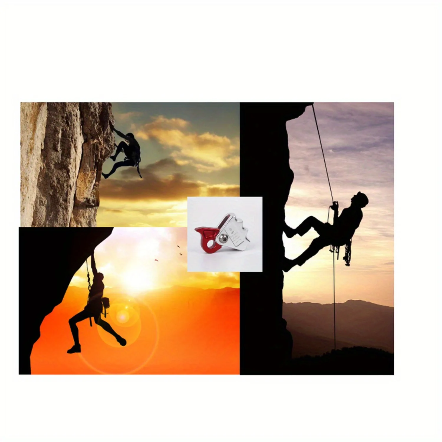 1pc Climbing Rope Grab, Outdoor Safety Equipment Rock Climbing Ascender Clamp for Mountaineering Knife bead edc Hannibal bead
1pc Climbing Rope Grab, Outdoor Safety Equipment Rock Climbing Ascender Clamp for Mountaineering Knife bead edc Hannibal bead