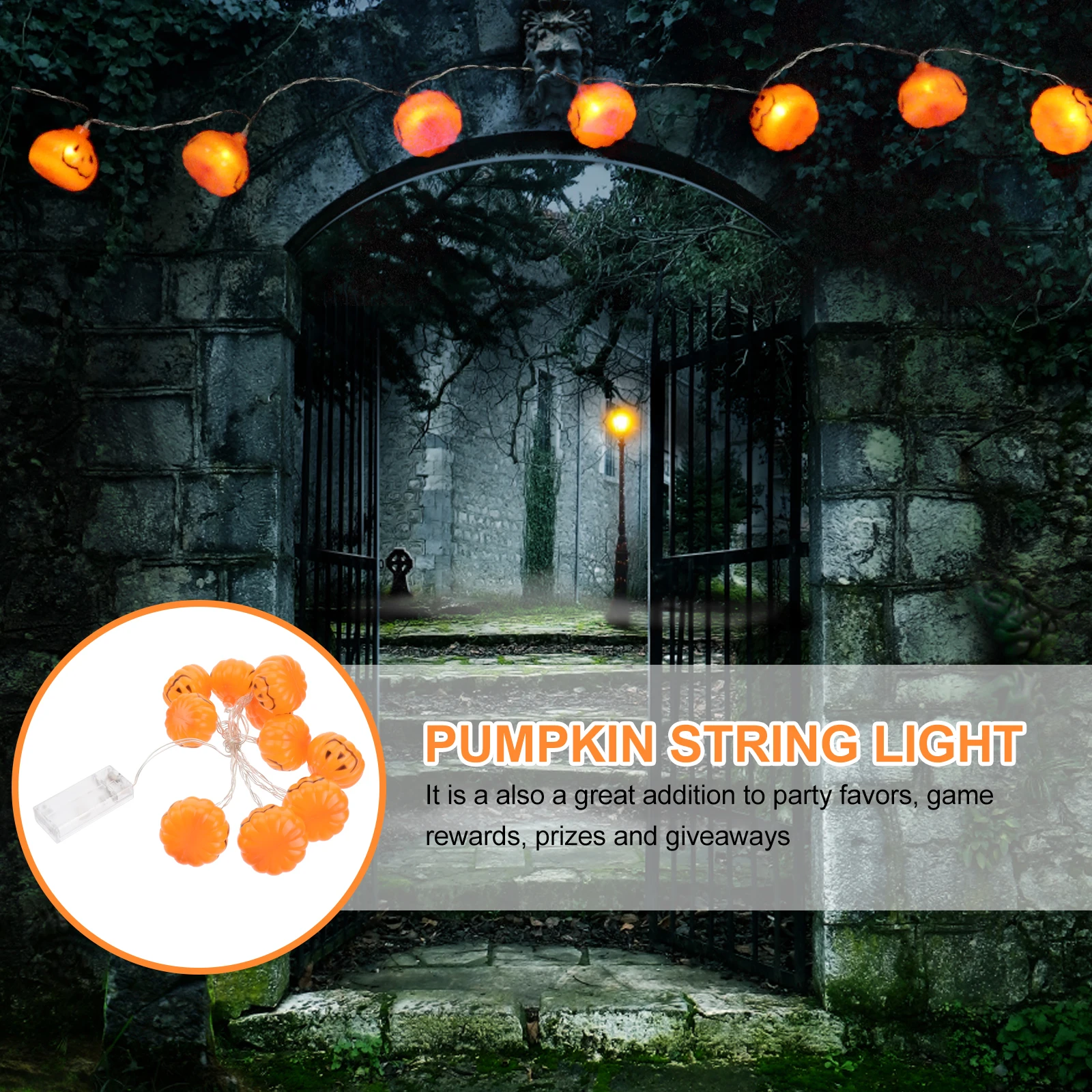 Halloween Glowing Necklace Light String Pumpkin String Light Decorative Light up Necklace for Halloween Party Dancing Party (
Halloween Glowing Necklace Light String Pumpkin String Light Decorative Light up Necklace for Halloween Party Dancing Party (