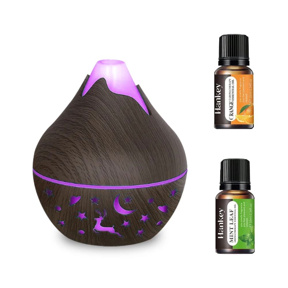 Includes two bottles of essential oils,200ML USB Air Humidifier Electric Aroma Diffuser Mist Wood Grain Diffuser for Car Office
Includes two bottles of essential oils,200ML USB Air Humidifier Electric Aroma Diffuser Mist Wood Grain Diffuser for Car Office