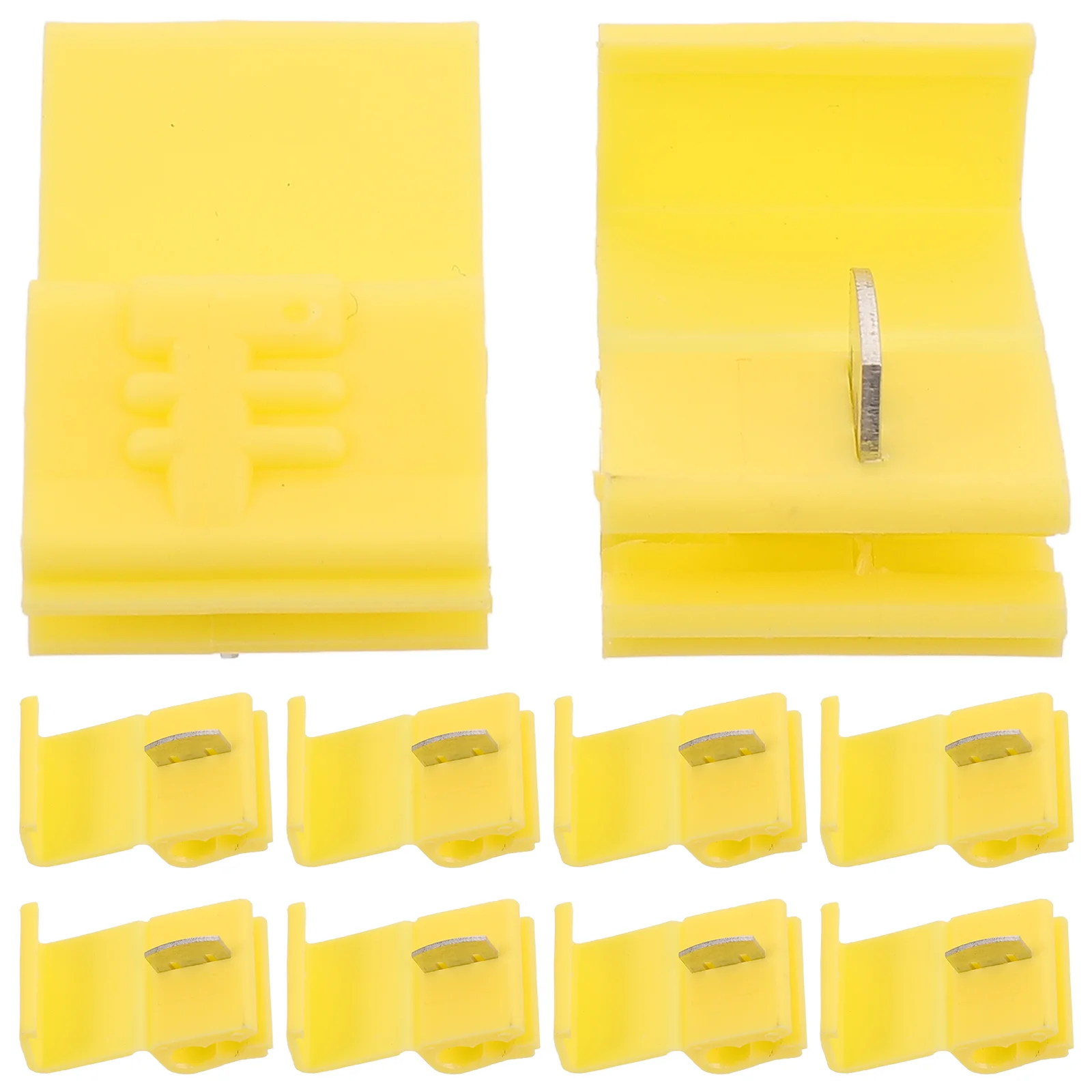 10 Pcs Car Speaker Wire Connectors Quick Splice Electrical Terminal Plastic No Strip Safe Automotive Wiring Splitter
10 Pcs Car Speaker Wire Connectors Quick Splice Electrical Terminal Plastic No Strip Safe Automotive Wiring Splitter