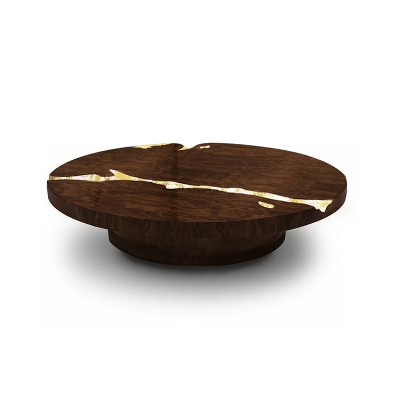 Italian round rock slab coffee table light luxury modern simple Nordic small apartment living room home minimalist tree root
Italian round rock slab coffee table light luxury modern simple Nordic small apartment living room home minimalist tree root