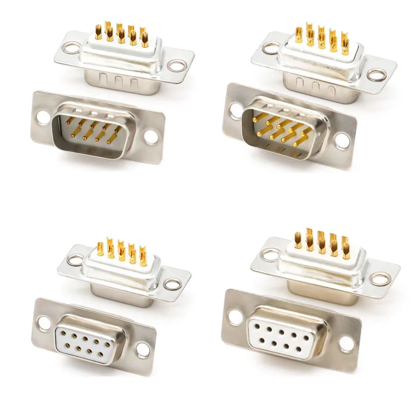 1PCS DB9 D-Sub Connectors Plug jack socket adapter RS232 9 Pin Male Female Mount serial port DP9 Solder
1PCS DB9 D-Sub Connectors Plug jack socket adapter RS232 9 Pin Male Female Mount serial port DP9 Solder