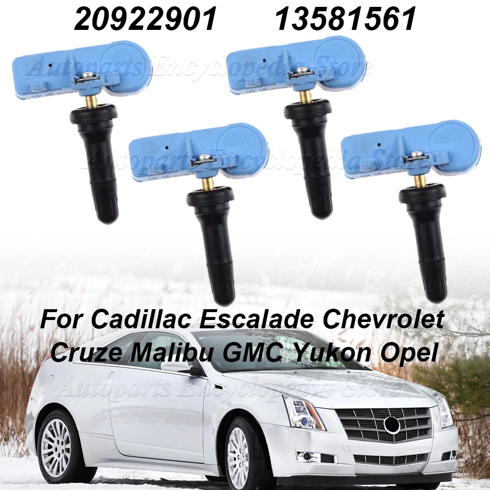 1/4 шт. 22853740 для Cadillac Escalade Chevrolet Cruze Malibu GMC Yukon Opel TPMS 433 МГц 20922901, датчик давления в шинах 13581561
1/4 шт. 22853740 для Cadillac Escalade Chevrolet Cruze Malibu GMC Yukon Opel TPMS 433 МГц 20922901, датчик давления в шинах 13581561