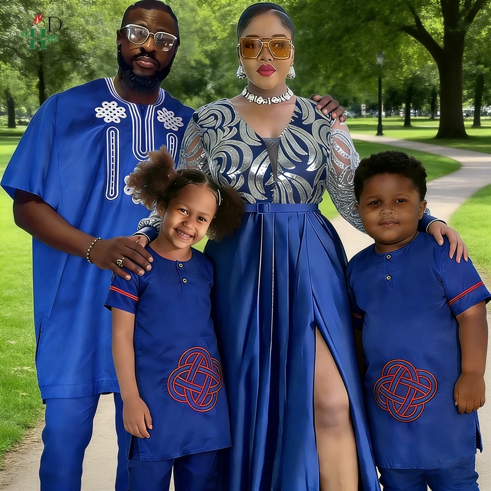 2026 African Clothes for men Fmaily Matching Agbada Embroidery t-shirt Pant Shirts Suit Wedding long dresses African clothing
2026 African Clothes for men Fmaily Matching Agbada Embroidery t-shirt Pant Shirts Suit Wedding long dresses African clothing
