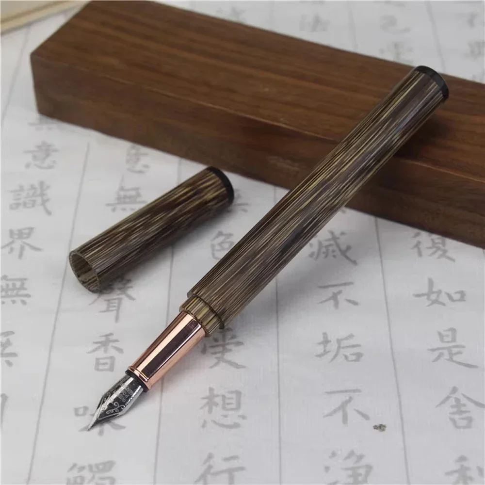 YILIAN JU Bamboo Fountain pen with Schmidt stainless steel F nib creative gift pen for students business office writing supplies
YILIAN JU Bamboo Fountain pen with Schmidt stainless steel F nib creative gift pen for students business office writing supplies