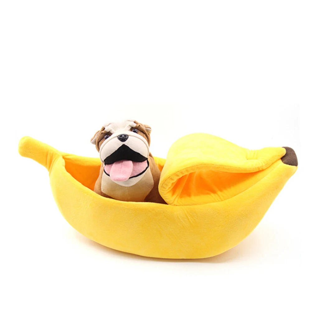 Banana Shaped Warm House for Small Dogs Cats Yellow Fruit Cozy Hut Detachable Easy Soft PP Cotton Dog Cat Bed Pet
Banana Shaped Warm House for Small Dogs Cats Yellow Fruit Cozy Hut Detachable Easy Soft PP Cotton Dog Cat Bed Pet