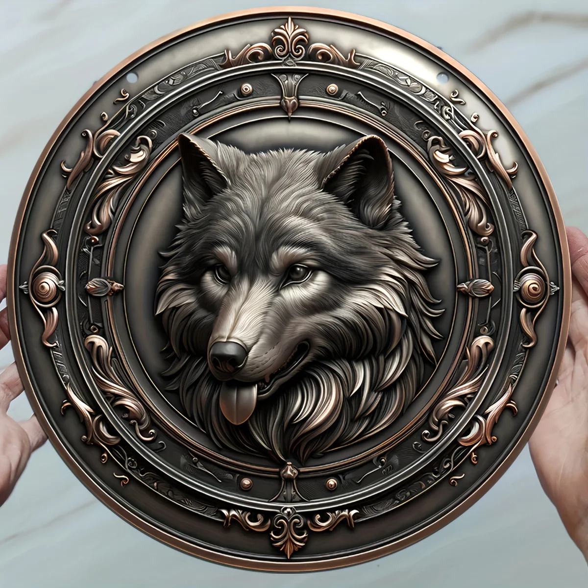 Wolf Gift Round Fashionable Artistic Aesthetics Outdoor Porch Bedroom Garden Cafe Club Bar Decoration Creative Metal Sign
Wolf Gift Round Fashionable Artistic Aesthetics Outdoor Porch Bedroom Garden Cafe Club Bar Decoration Creative Metal Sign