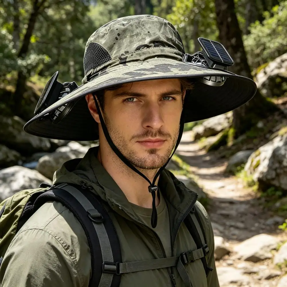 Solar Fan Hat Battery Powered Fan Hat Men's Summer Outdoor Sun Hat with Usb Solar Charging Fan Anti-uv Mountaineering Fishing
Solar Fan Hat Battery Powered Fan Hat Men's Summer Outdoor Sun Hat with Usb Solar Charging Fan Anti-uv Mountaineering Fishing
