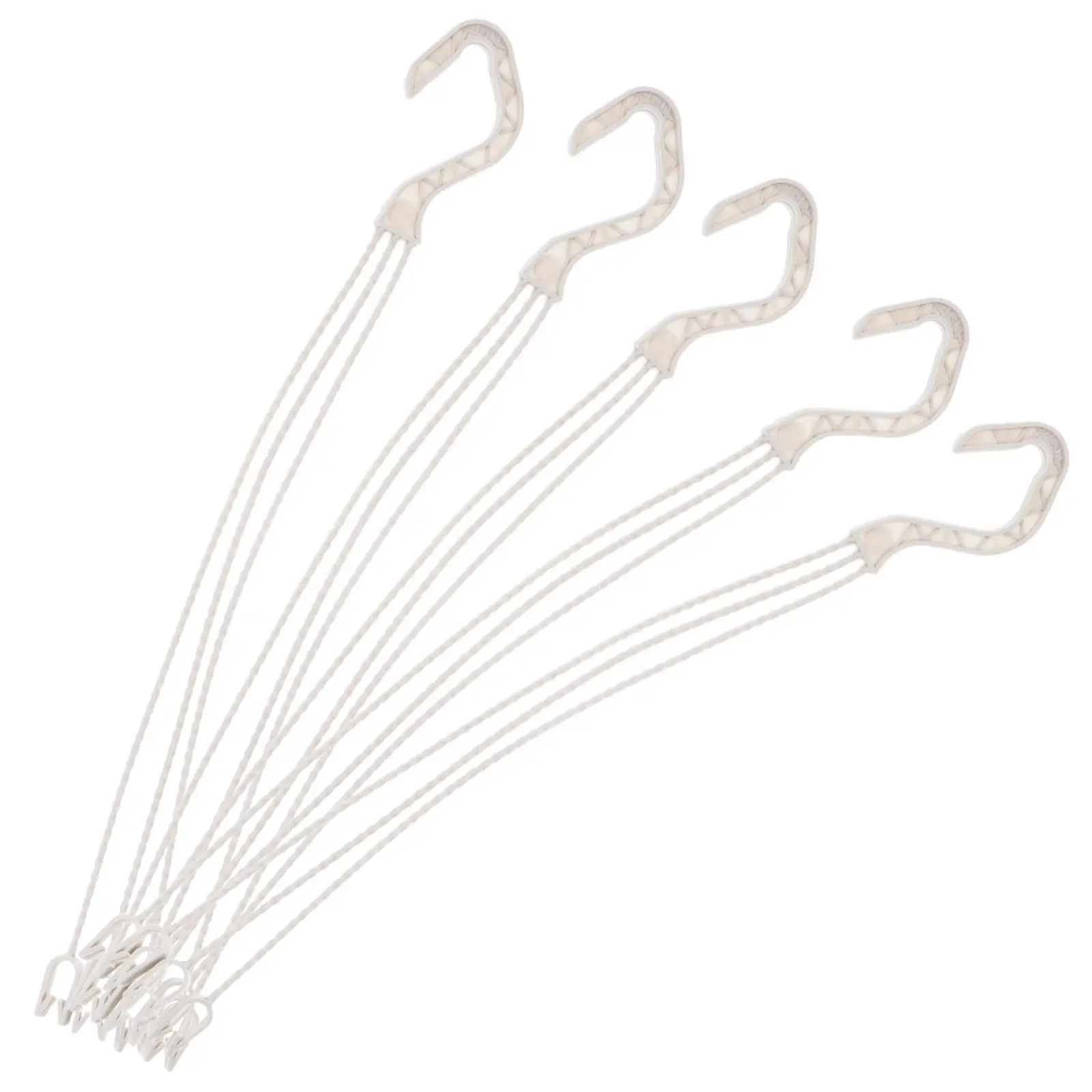 5 White Pcs Hanging Basket Flower Pot Rack Hooks Garden Accessories Plant Holders Plastic Planter Hangers Home Balcony Terrace
5 White Pcs Hanging Basket Flower Pot Rack Hooks Garden Accessories Plant Holders Plastic Planter Hangers Home Balcony Terrace