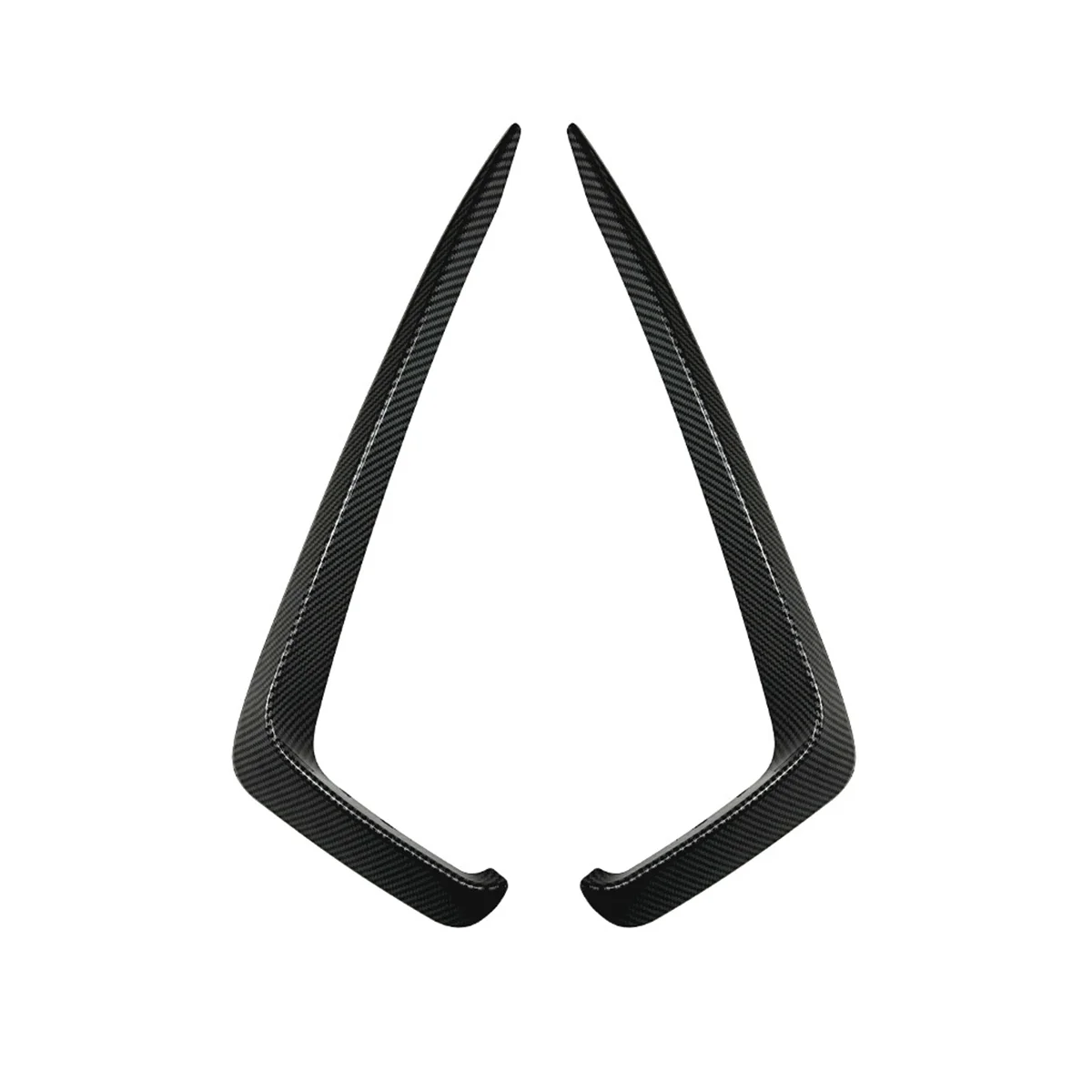 2Pcs Car Front Bumper Splitter Spoiler Decorative Trims Fog Light Canard MK7 2019-2021 Carbon Fiber
2Pcs Car Front Bumper Splitter Spoiler Decorative Trims Fog Light Canard MK7 2019-2021 Carbon Fiber