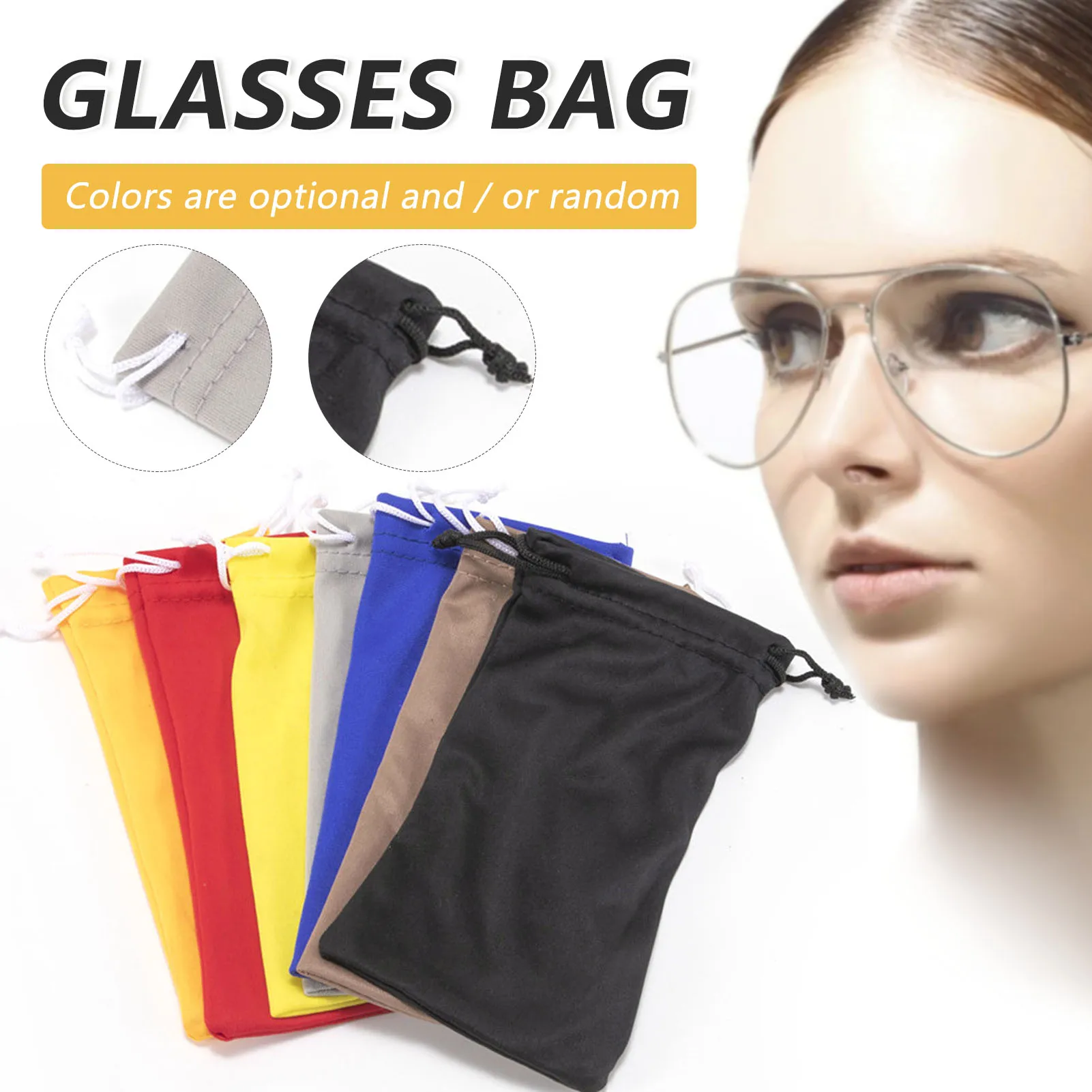 Soft Glasses Sunglasses Storage Device Ultrafine Fiber Brushed Glasses For Cleaning Dust Proof Bag Sleeve Bag Handbag Portable
Soft Glasses Sunglasses Storage Device Ultrafine Fiber Brushed Glasses For Cleaning Dust Proof Bag Sleeve Bag Handbag Portable
