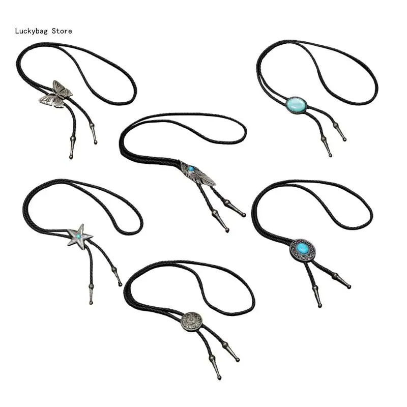 6Pcs Classical Western Bolo Ties Cowboy Outfit Jewelry Accessories for Event
6Pcs Classical Western Bolo Ties Cowboy Outfit Jewelry Accessories for Event