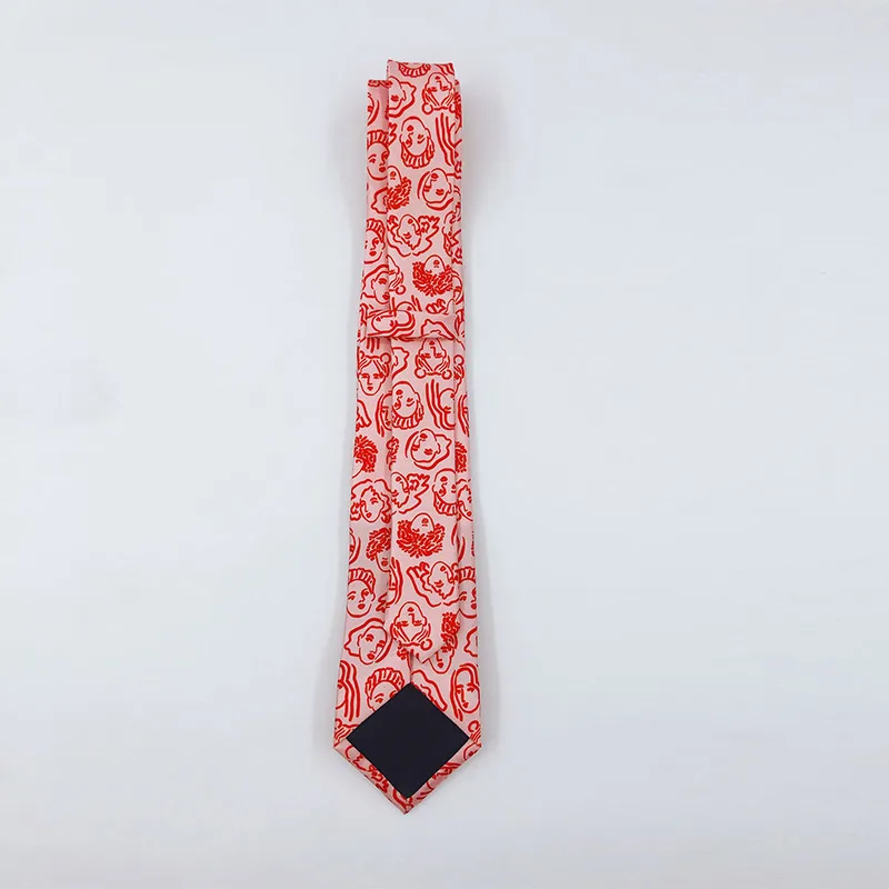 Original ins tie for men's and women's neck ties jk trendy accessories pink people printed neck tie
Original ins tie for men's and women's neck ties jk trendy accessories pink people printed neck tie
