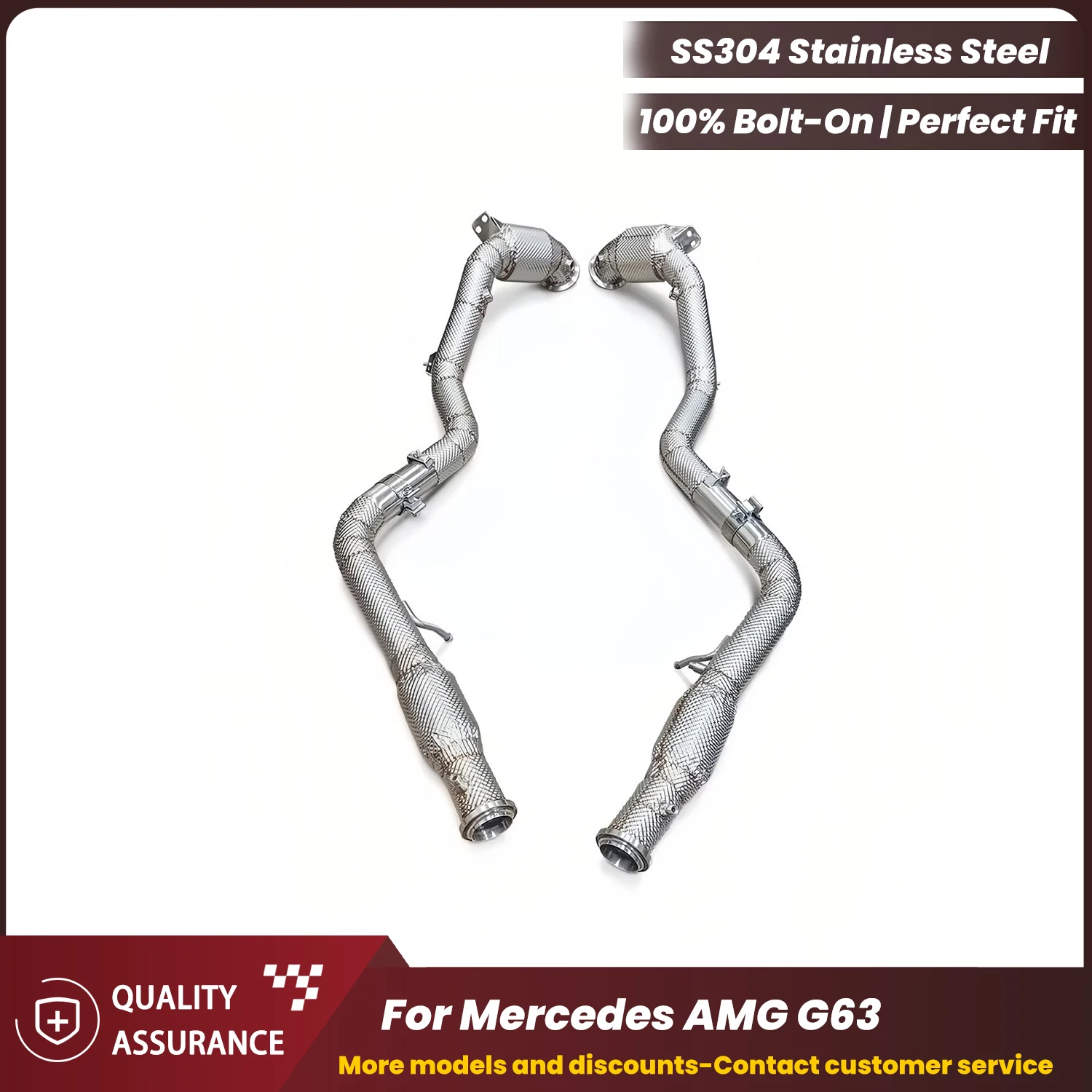 ECCF Sports Downpipe With Heat Shield For Mercedes AMG G63 Aggressive Exhaust Sound High Flow Performance Upgrade
ECCF Sports Downpipe With Heat Shield For Mercedes AMG G63 Aggressive Exhaust Sound High Flow Performance Upgrade