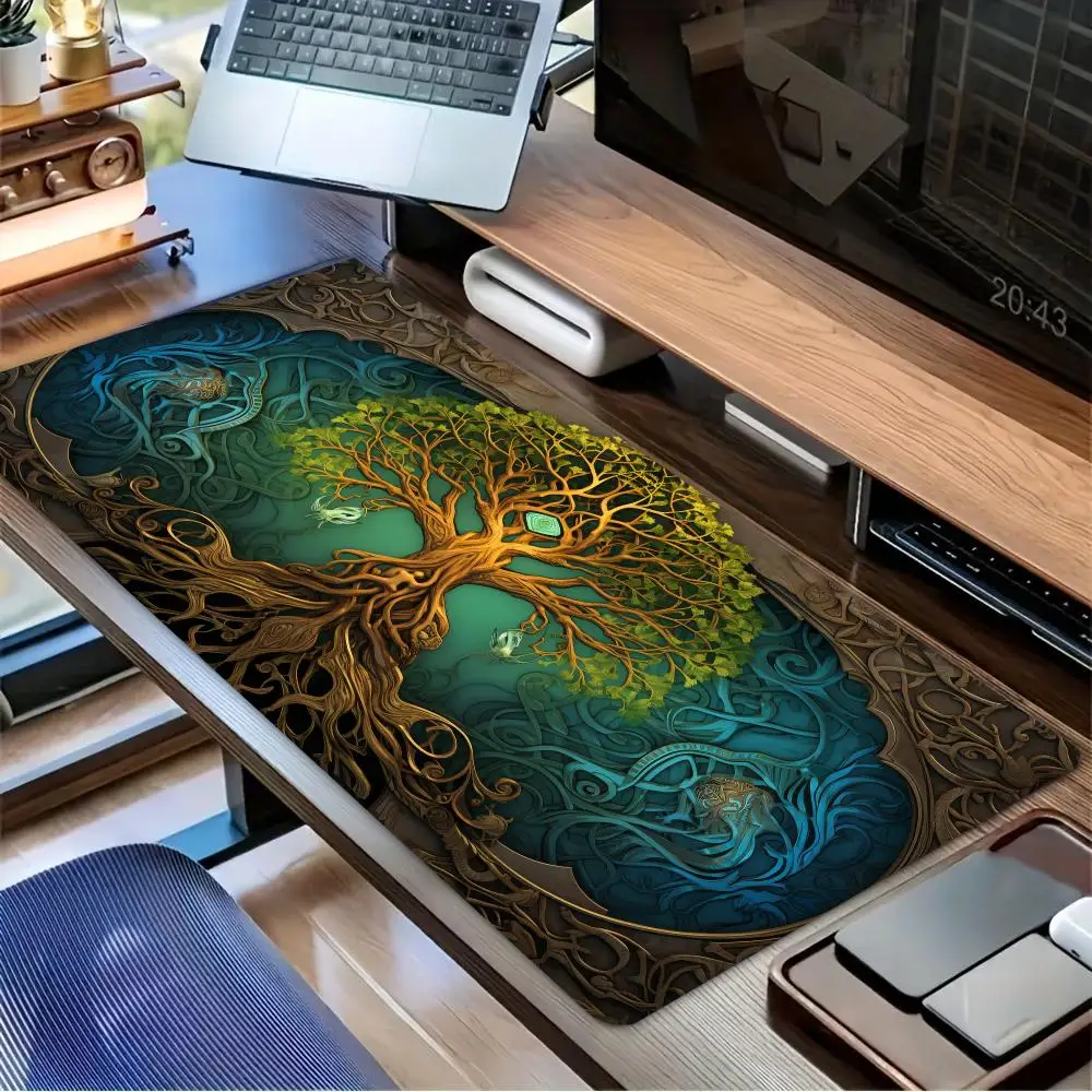 Norse Tree of Life Print large mouse pad Computer Desks pad desk pad rubber edge locking office mat pc accessories gaming mats
Norse Tree of Life Print large mouse pad Computer Desks pad desk pad rubber edge locking office mat pc accessories gaming mats