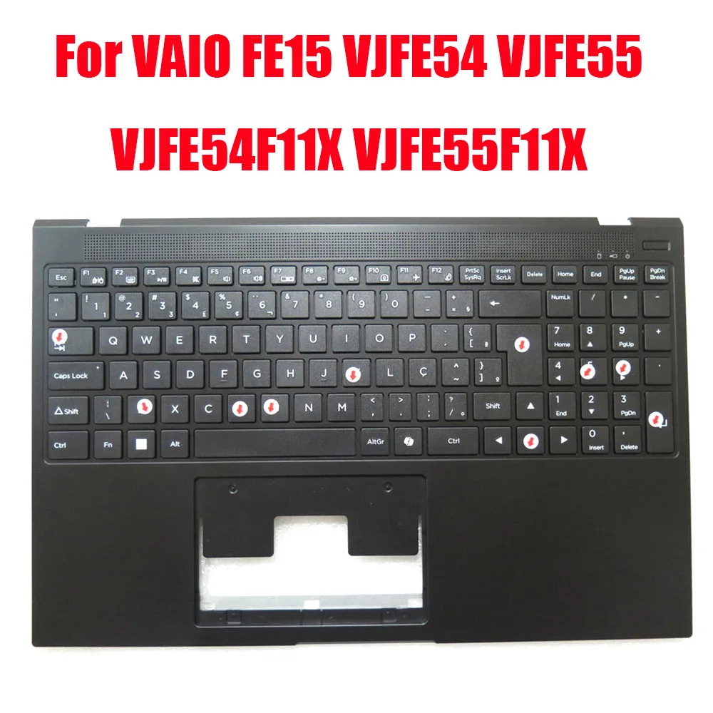 Подставка для ноутбука (пальмрест) для VAIO FE15 VJFE54 VJFE55 VJFE54F11X VJFE55F11X, черная, с бразильской клавиатурой (BR), верхний корпус
Подставка для ноутбука (пальмрест) для VAIO FE15 VJFE54 VJFE55 VJFE54F11X VJFE55F11X, черная, с бразильской клавиатурой (BR), верхний корпус