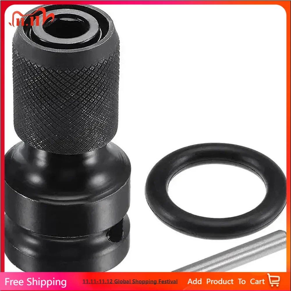 1/2 Inch Square Drive to 1/4 Hex Female Quick Release Impact Ratchet Socket Converter Adapter Wrench Sleeve Tool Impact Wrench
1/2 Inch Square Drive to 1/4 Hex Female Quick Release Impact Ratchet Socket Converter Adapter Wrench Sleeve Tool Impact Wrench