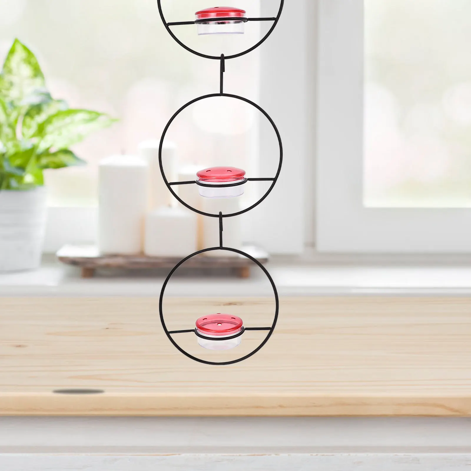 Набор из 3 металлических подвесных кормушек для птиц: для колибри, садового декора и емкость для воды для мелких птиц
Набор из 3 металлических подвесных кормушек для птиц: для колибри, садового декора и емкость для воды для мелких птиц