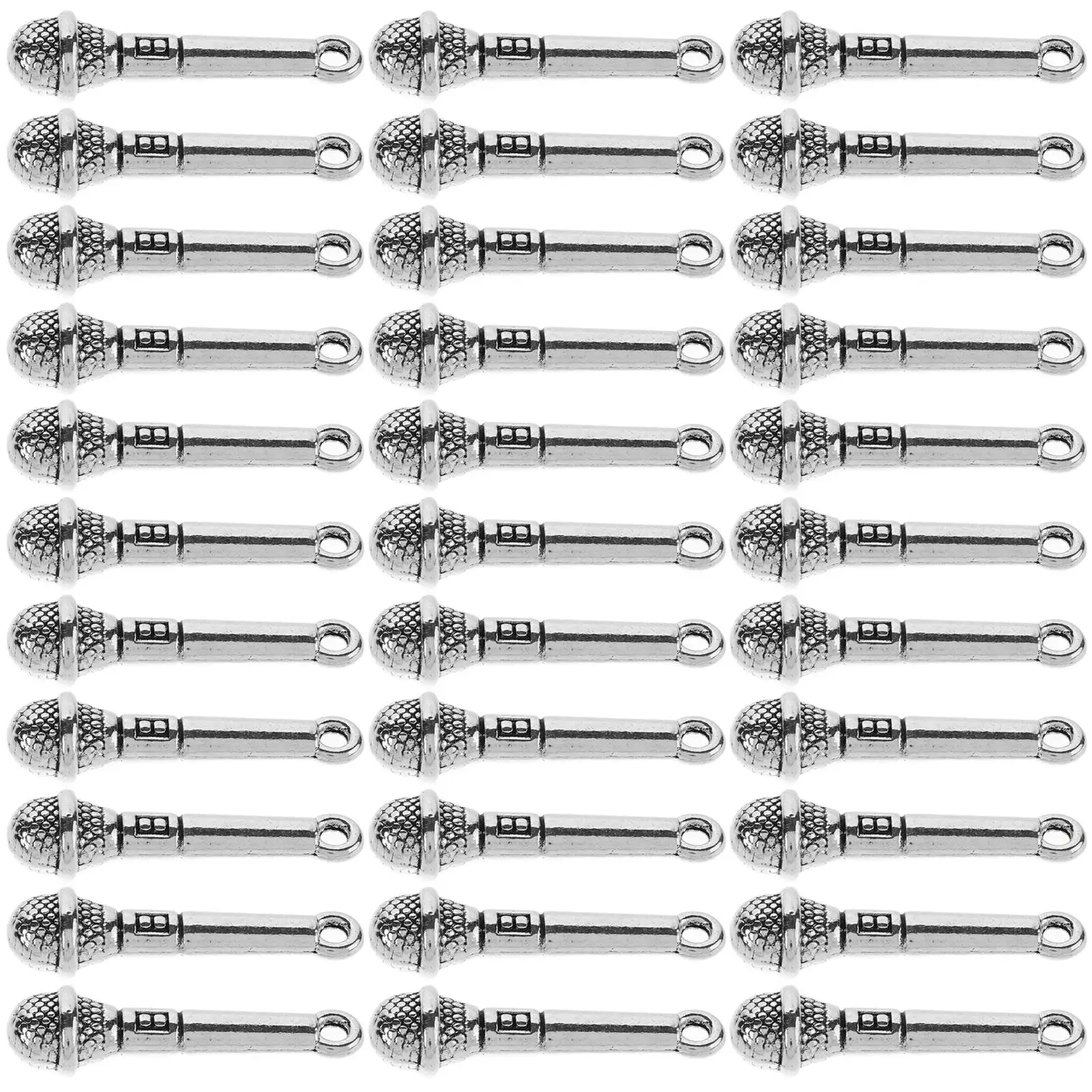 50 Pcs Mini Microphone Pendant Zinc Alloy Music Beads Bulk Charms for Necklace Bracelets Vintage Diy Accessories
50 Pcs Mini Microphone Pendant Zinc Alloy Music Beads Bulk Charms for Necklace Bracelets Vintage Diy Accessories