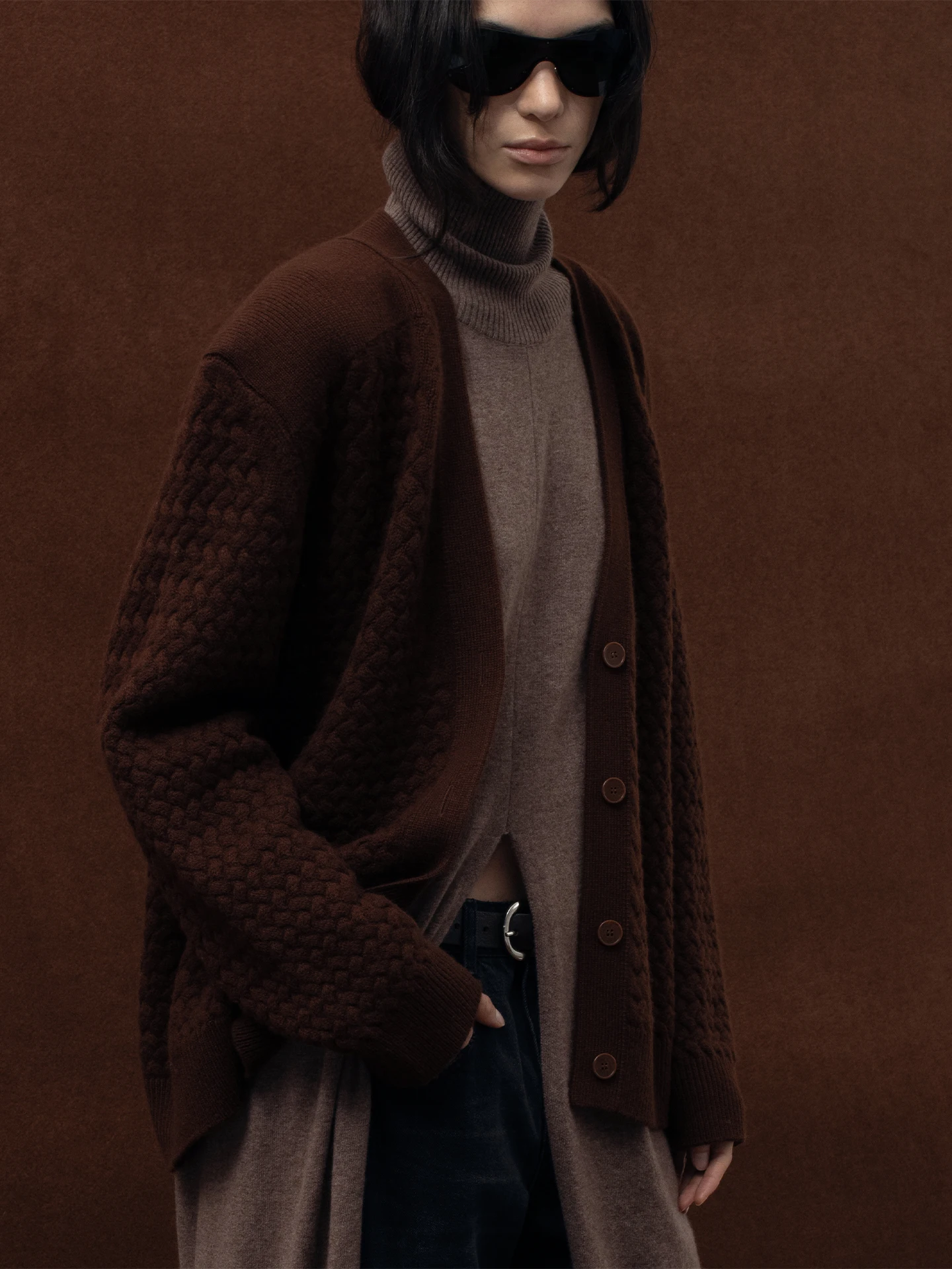 Pure Wool V-Ne Loose Long Sve Knitted Sweater Cardigan Coat Women's Autumn Winter New Sle Comfortable Soft Warm B869
Pure Wool V-Ne Loose Long Sve Knitted Sweater Cardigan Coat Women's Autumn Winter New Sle Comfortable Soft Warm B869