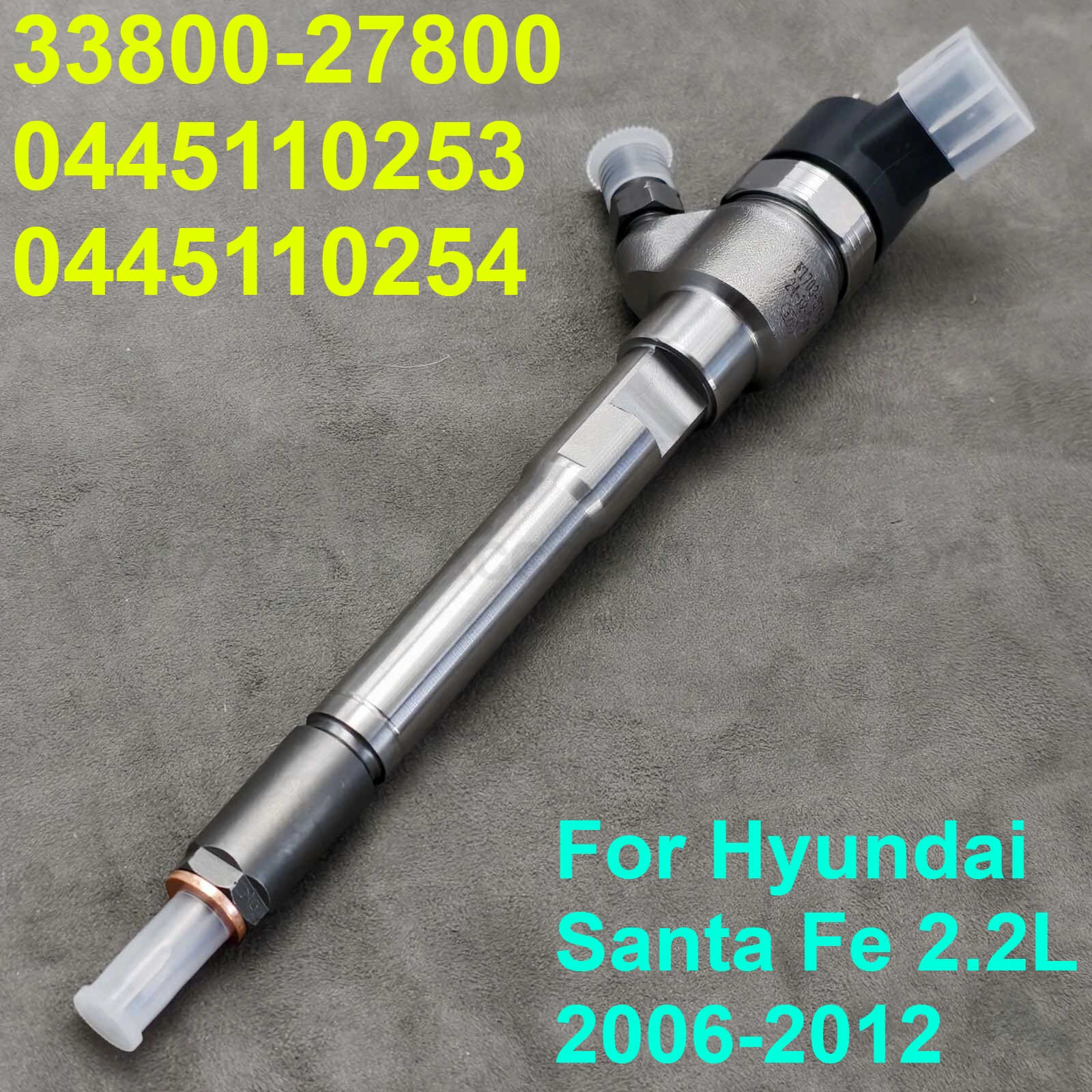 Новый высококачественный дизельный инжектор в сборе для Hyundai Santa Fe 2.2 CRDI с кодом адаптации 0445110254 / 33800 27800
Новый высококачественный дизельный инжектор в сборе для Hyundai Santa Fe 2.2 CRDI с кодом адаптации 0445110254 / 33800 27800