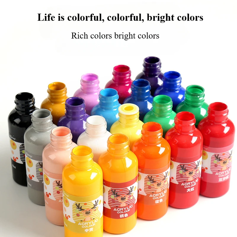 60ml/bottle Acrylic Pigment Set Waterproof Sun-resistant Weather-resistant for Hand-painted Wall Painting Gypsum Doll Acrylic
60ml/bottle Acrylic Pigment Set Waterproof Sun-resistant Weather-resistant for Hand-painted Wall Painting Gypsum Doll Acrylic