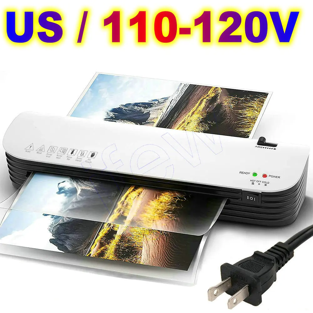 A4 Paper Plasticizer Laminator Machine Document Laminating Thermal Laminator Devices Hot Cold Lamination Tool 2 Roller System
A4 Paper Plasticizer Laminator Machine Document Laminating Thermal Laminator Devices Hot Cold Lamination Tool 2 Roller System